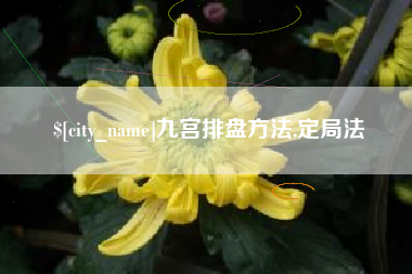 长岭九宫排盘方法,定局法