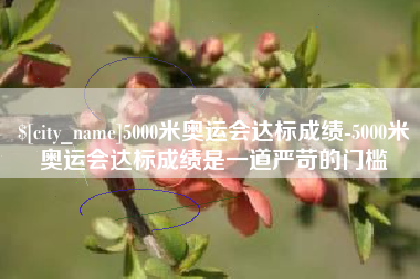 长岭5000米奥运会达标成绩-5000米奥运会达标成绩是一道严苛的门槛