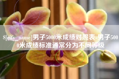 长岭男子5000米成绩对照表-男子5000米成绩标准通常分为不同等级