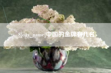 长岭中国的金牌有几名