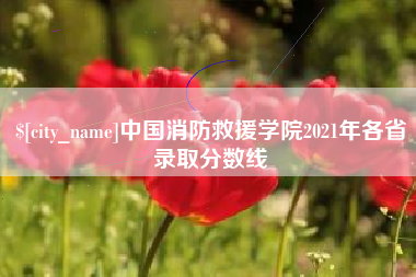 长岭中国消防救援学院2021年各省录取分数线