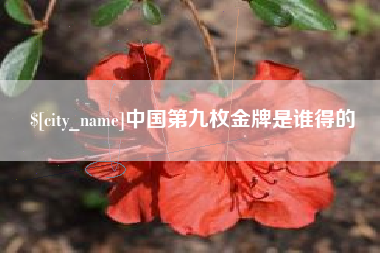 长岭中国第九枚金牌是谁得的