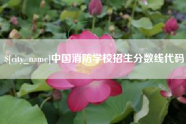 长岭中国消防学校招生分数线代码