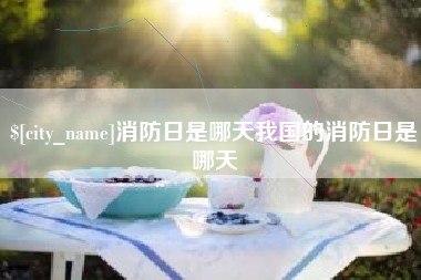 长岭消防日是哪天我国的消防日是哪天
