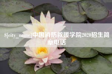 长岭中国消防救援学院2020招生简章电话