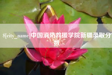 长岭中国消防救援学院新疆录取分数