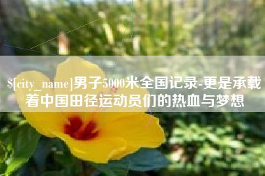 长岭男子5000米全国记录-更是承载着中国田径运动员们的热血与梦想
