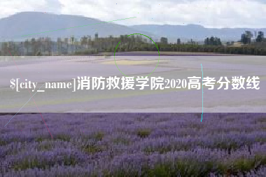 长岭消防救援学院2020高考分数线