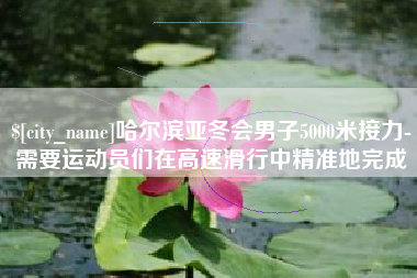 长岭哈尔滨亚冬会男子5000米接力-需要运动员们在高速滑行中精准地完成