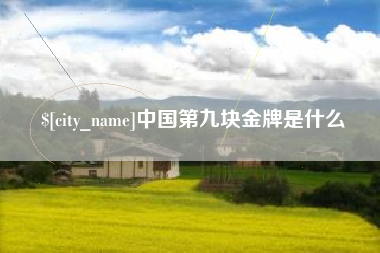 长岭中国第九块金牌是什么