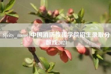 长岭中国消防救援学院招生录取分数线2021
