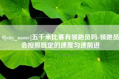 长岭五千米比赛有领跑员吗-领跑员会按照既定的速度匀速前进