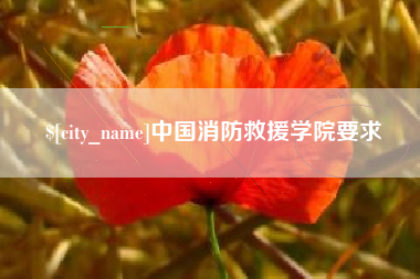 长岭中国消防救援学院要求