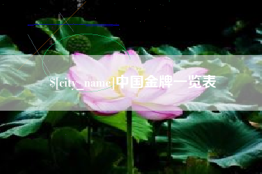 长岭中国金牌一览表