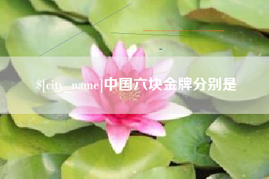 长岭中国六块金牌分别是